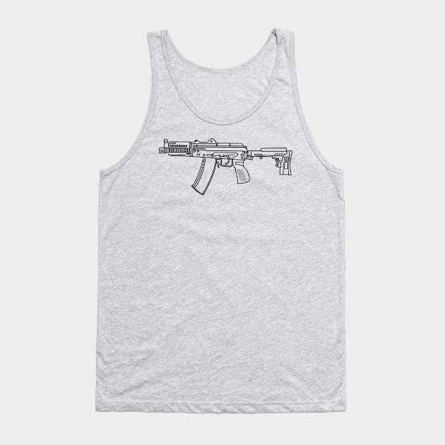 ak74 Tank Top by 752 Designs